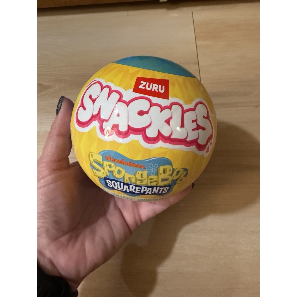 Zuru Snackles Licensed Character Spongebob Squarepants 5-inch Plush Collectible